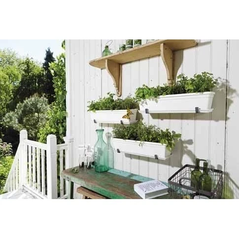 Elho Barcelona Xl Balkonbak 60 Antraciet 4 Elho Barcelona Xl Balkonbak 60 Antraciet - Afbeelding 2