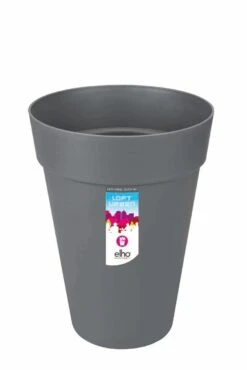 Elho Loft Urban Round High 28 Antraciet