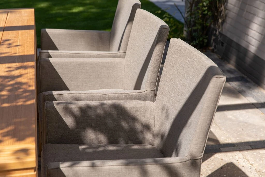 Exotan York Dining Armchair Taupe 4 Exotan York Dining Armchair Taupe - Afbeelding 2