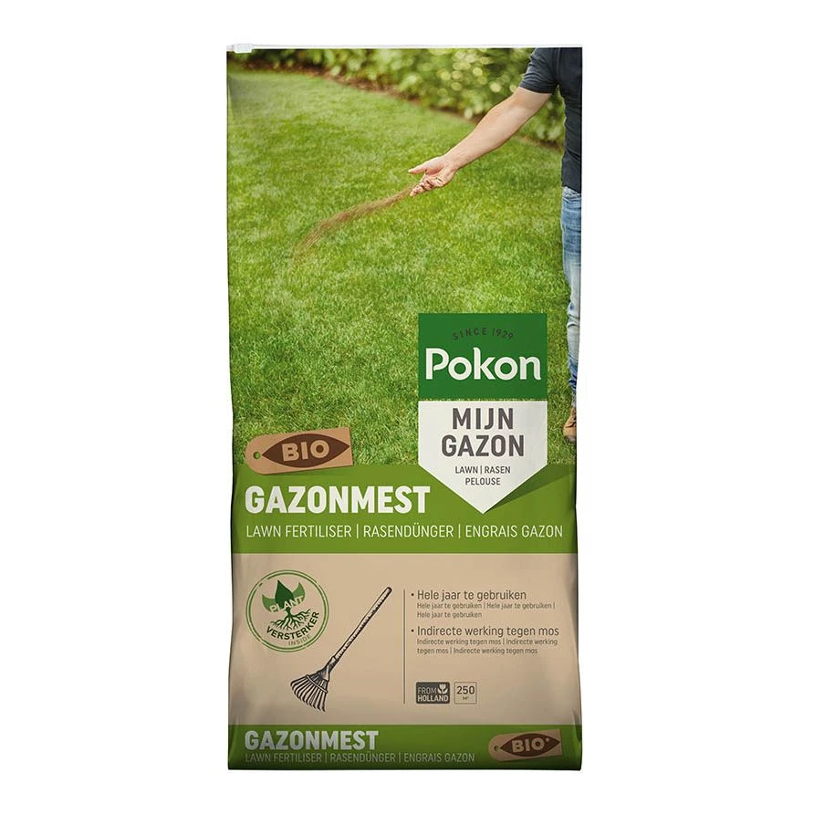 Pokon Bio Gazonmest Voor 250 M2