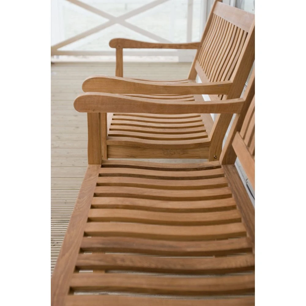 Exotan Comfort 2-zits Tuinbank FSC Teak 6 Exotan Comfort 2-zits Tuinbank FSC Teak - Afbeelding 4