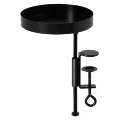 ESSCHERT DESIGN Vensterbankklem Met Plateau Zwart S